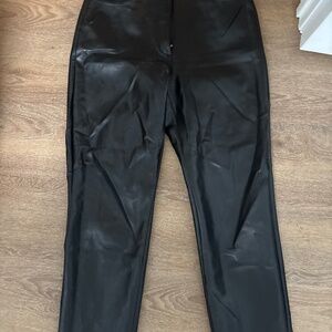 Aritiza black leather pants